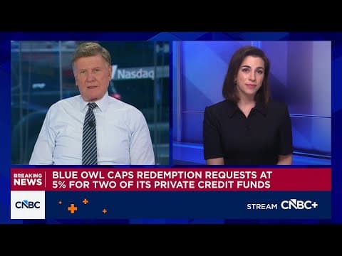 Blue Owl caps private credit funds redemptions at 5% after steep request levels